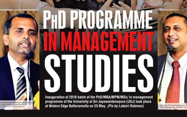 phd in management university of sri jayewardenepura