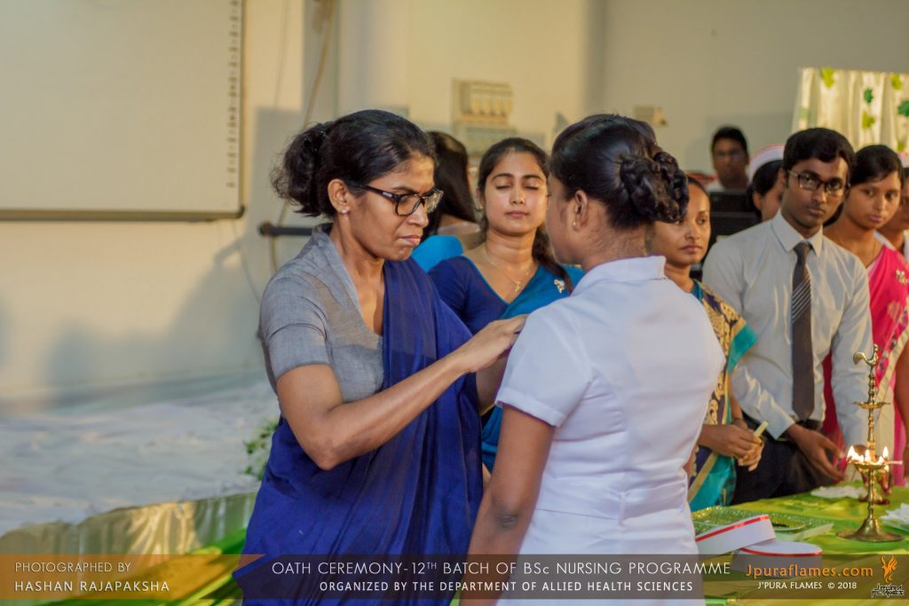 The Oath Taking Ceremony Of B.Sc. Nursing Students (181) - USJ ...