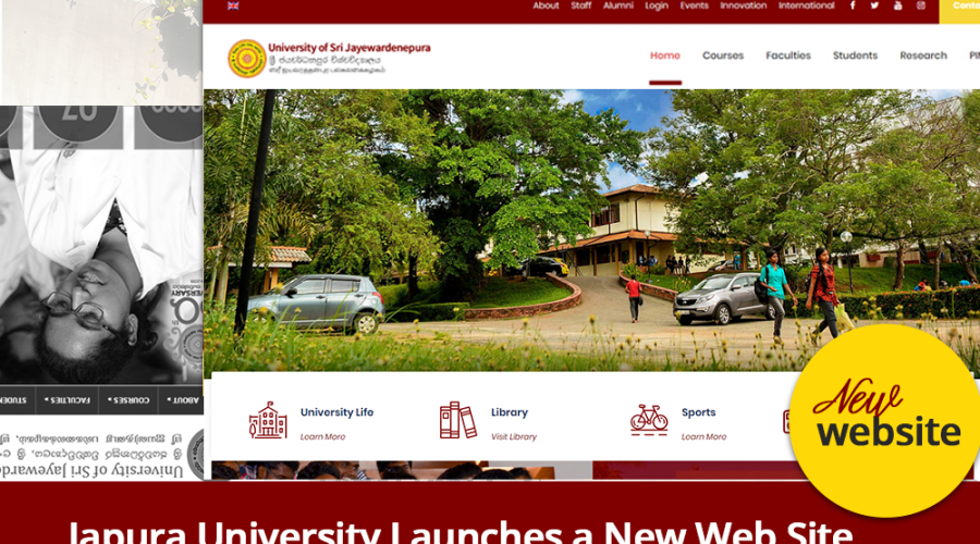 University of Sri Jayewardenepura launches a new website