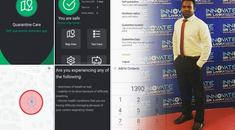 Japura Electrical and Electronic Engineering Student, Yashodha Lakshana Develops a Mobile App for Self Quarantine Process