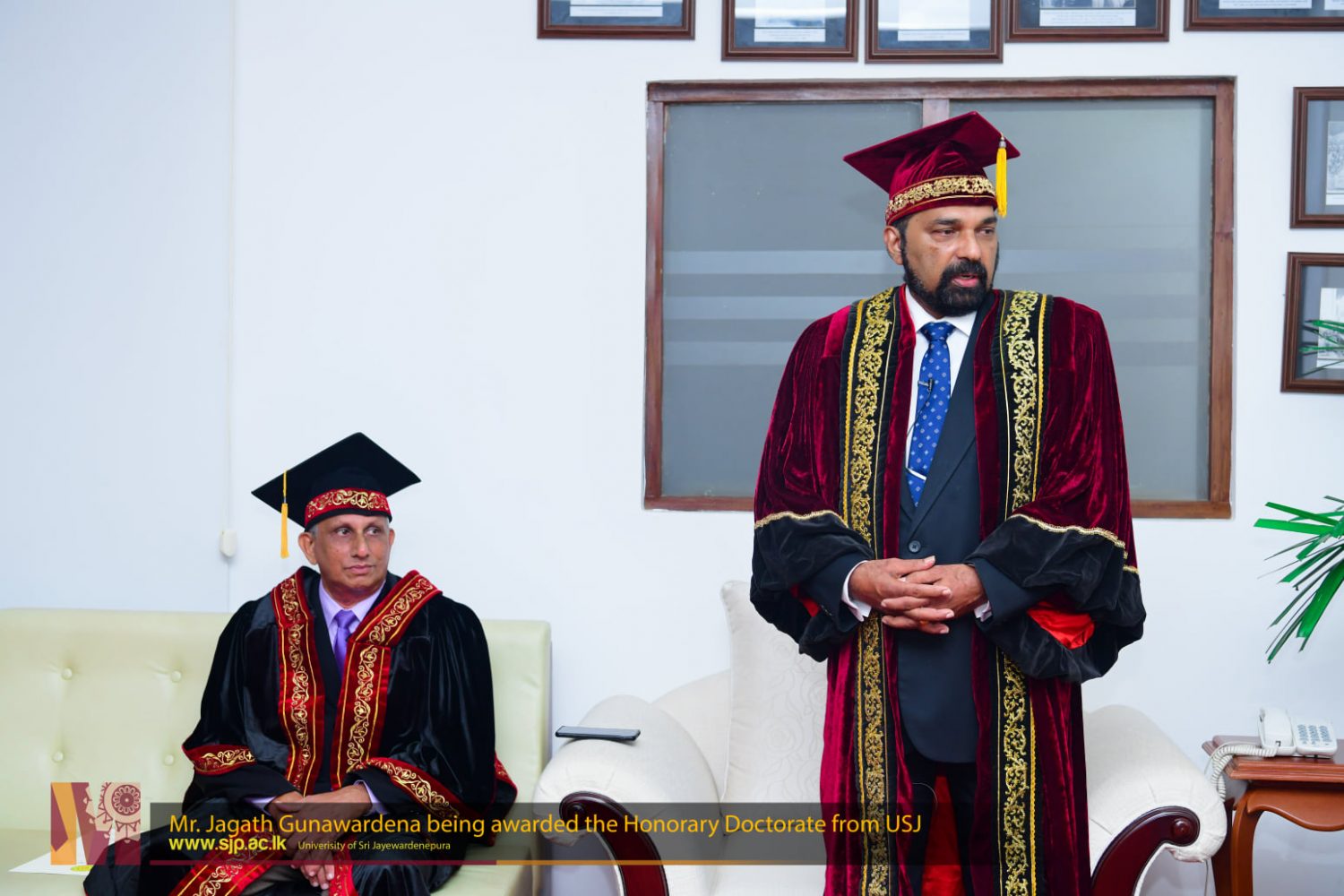 Environmentalist Jagath Gunawardana Was Awarded The Honorary Doctorate ...