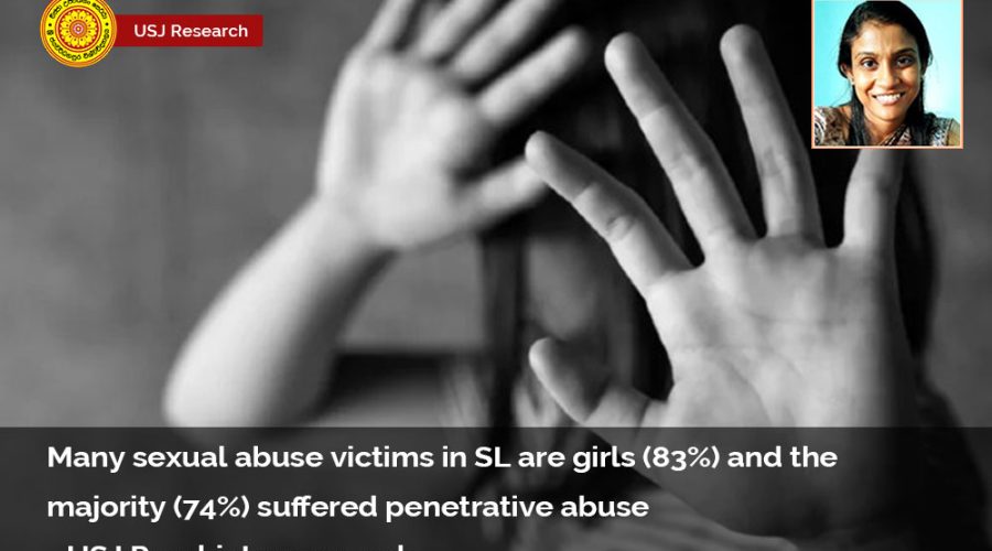 Many sexual abuse victims in SL are girls (83%) and the majority (74%) suffered penetrative abuse - USJ Psychiatry research