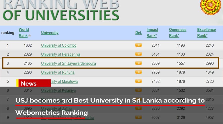 USJ-becomes-3rd-best-university-in-Sri-Lanka-according-to-Webometrics-Ranking