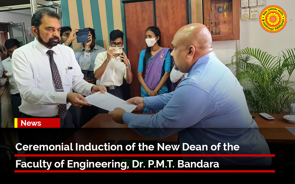 Engineering-dean - USJ - University Of Sri Jayewardenepura, Sri Lanka