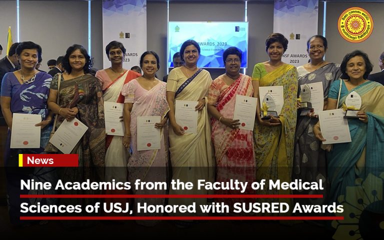 Nine Academics From The Faculty Of Medical Sciences Of Usj Honored With Susred Awards 2023 4709